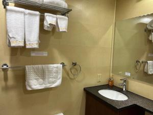 Koupelna v ubytování Serenti Hotel Saipan