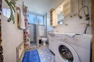 コミジャにあるApartments by the sea Komiza, Vis - 8860のバスルーム(洗濯機、トイレ付) +10枚の写真