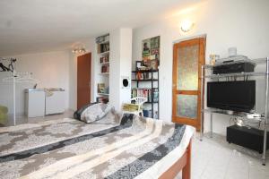 Televízia a/alebo spoločenská miestnosť v ubytovaní Apartment Rukavac 8864b