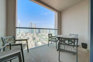 Balkón nebo terasa v ubytování Burj Khalifa View - 2BR and Maid - Downtown