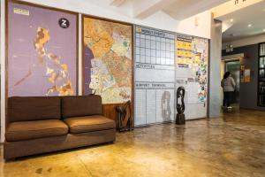 Predel za sedenje v nastanitvi Z Hostel
