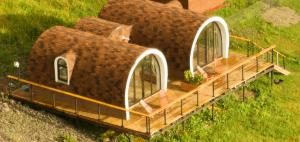 Aed väljaspool majutusasutust Kazbegi Glamping