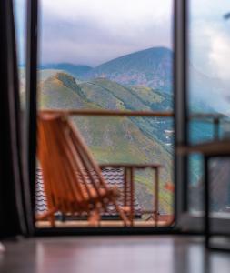 Üldine mäevaade või majutusasutusest Kazbegi Glamping pildistatud vaade
