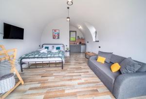 Voodi või voodid majutusasutuse Kazbegi Glamping toas