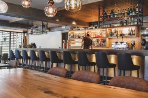 Lounge nebo bar v ubytování Hotel Alpi