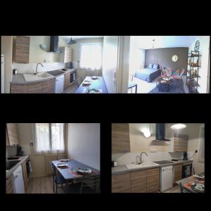 Dapur atau dapur kecil di Studio - meublé tourisme, trois étoiles - 34 M2 refait à neuf- Résidence