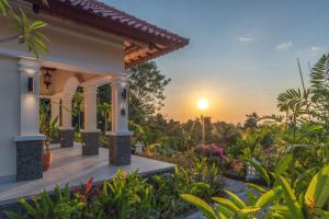 Villa Mata Hari外面的花园