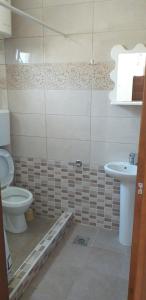 Koupelna v ubytování Apartmani Jacimovic