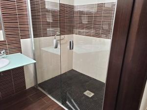 Koupelna v ubytování Hotel Hidalgo