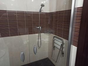 Koupelna v ubytování Hotel Hidalgo