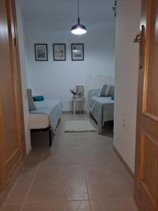 Postel nebo postele na pokoji v ubytování Sea View