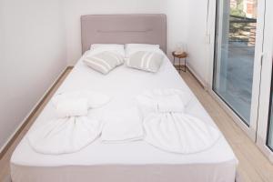 Posteľ alebo postele v izbe v ubytovaní Brand new maisonette in Chanioti, Chalkidiki