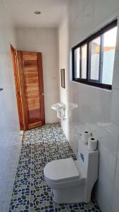 Koupelna v ubytování Babas Guesthouse