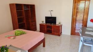 TV a/nebo společenská místnost v ubytování Babas Guesthouse