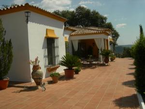 A garden outside Casa rural Villa Manuela