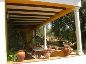 A balcony or terrace at Casa rural Villa Manuela