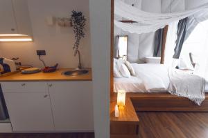 Voodi või voodid majutusasutuse Serene Glamping سيرين toas