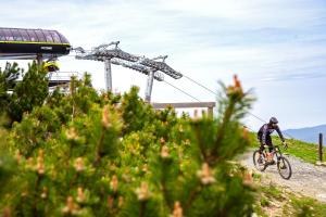 Jazda na bicykli v okolí ubytovania Aparthotel Apartamenty Czarna Góra 320