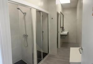 Phòng tắm tại Albergue As Pozas Termais