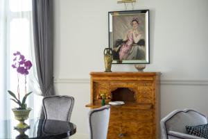 Istumisnurk majutusasutuses Grand Hotel Des Etrangers