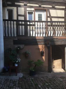 Balkón alebo terasa v ubytovaní Au Relais de l'Histoire Gîte classé 4 étoiles