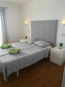 Ένα ή περισσότερα κρεβάτια σε δωμάτιο στο Meerblick Apartment Sabina