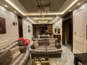 Χώρος καθιστικού στο جاردينيا سيتي الماظه