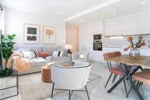 Posezení v ubytování Genteel Home Constitución