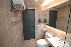 Koupelna v ubytování Hotel Pico
