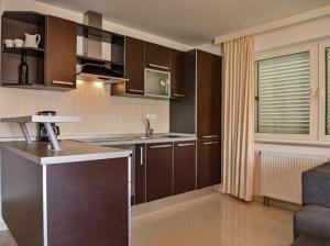 Kuchyň nebo kuchyňský kout v ubytování Apartments Villa Slavica