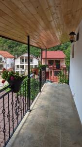 a view from the balcony of a house at Casa Adelina in Băile Herculane