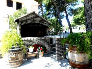 Zahrada ubytování Apartments Andrijanić