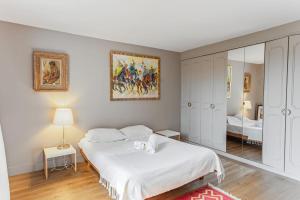 Posteľ alebo postele v izbe v ubytovaní Appartement Barrio - Welkeys