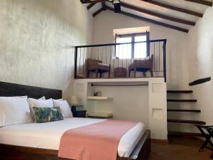 Letto o letti in una camera di Hotel Boutique Posada Las Trampas