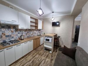 New Luxury Apartments Cojocarilor street in Chisinau 주방 또는 간이 주방