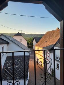 a view from the balcony of a house at Haus zur Heugabel in Kesten