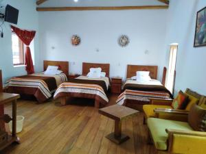 Voodi või voodid majutusasutuse Casa Union Cusco toas