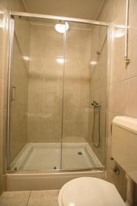 a bathroom with a shower with a toilet and a shower at Apartments with a parking space Starigrad, Paklenica - 6595 in Starigrad-Paklenica +37 photos