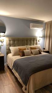 En eller flere senge i et værelse på Super Luxury apartment 37th floor en zona de lujo