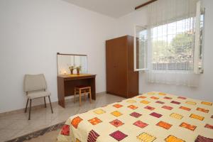 Posteľ alebo postele v izbe v ubytovaní Apartment Kukljica 8277b