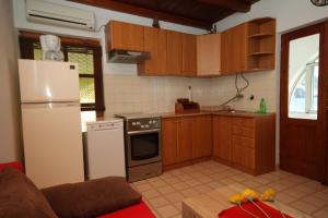 Kuchyňa alebo kuchynka v ubytovaní Apartments and rooms by the sea Cove Zarace, Hvar - 8781
