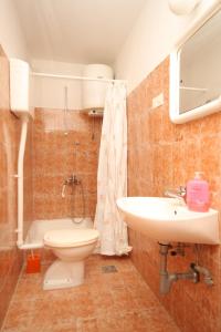 Kúpeľňa v ubytovaní Apartments and rooms by the sea Cove Zarace, Hvar - 8781