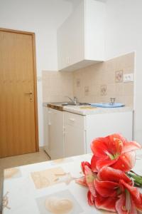 Kuchyň nebo kuchyňský kout v ubytování Apartments and rooms with parking space Mlini, Dubrovnik - 8835