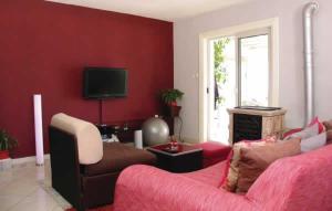 Televisyen dan/atau pusat hiburan di Seaside holiday house Brna, Korcula - 11038