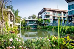 Zahrada ubytování Na Tree Tara Riverside Resort Amphawa Damnoensaduak