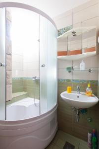 Koupelna v ubytování Apartments with WiFi Makarska - 6842