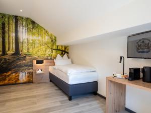 Gasthof Wisonbrona客房内的一张或多张床位