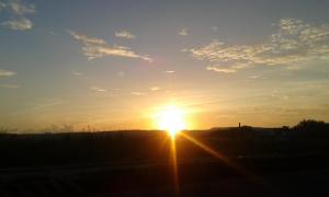 Amanecer o atardecer desde el bed and breakfast o alrededores