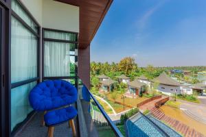 Balkón nebo terasa v ubytování Na Tree Tara Riverside Resort Amphawa Damnoensaduak