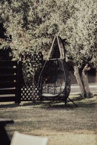 A garden outside Hotel Areti